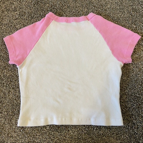 brandy melville pink bella tee - Picture 2 of 4